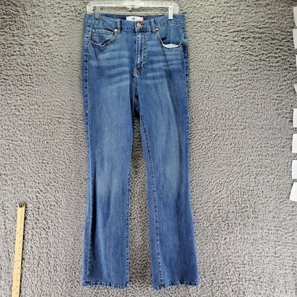 Cabi Jeans Womens 6 Blue 5th Avenue Bootcut Stretch Denim